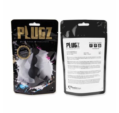 FeelzToys - Plugz Butt Plug Black Nr. 4